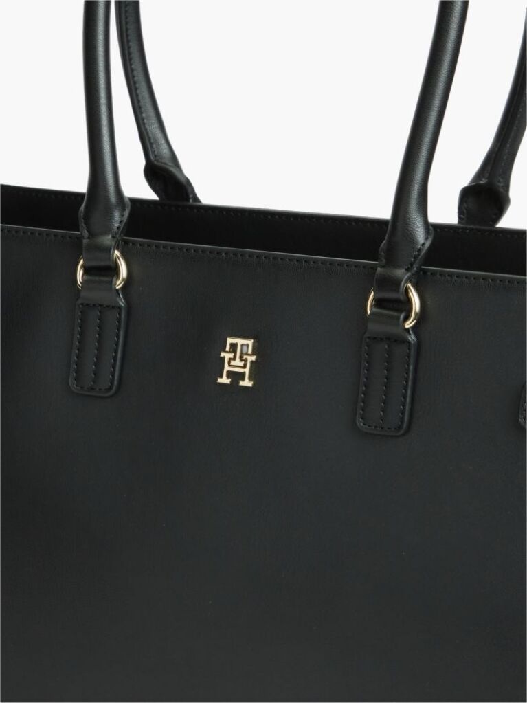 Μαύρο TH Monogram Τσάντα Tote  Γυναίκες