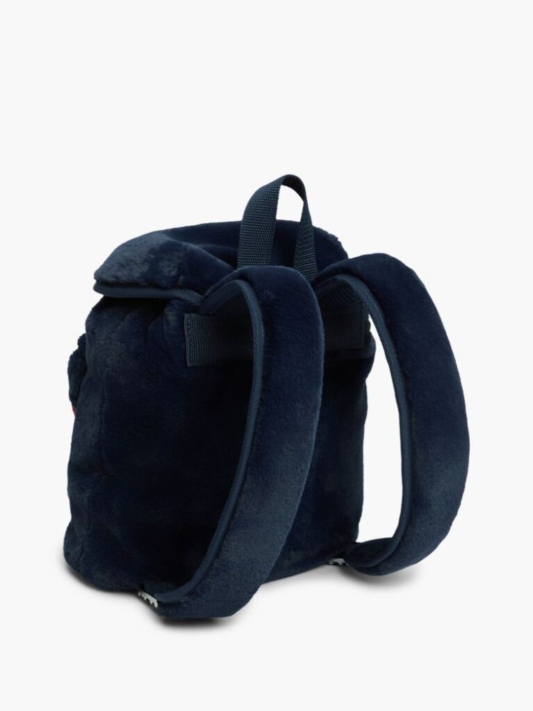 Blue Archive Logo Faux Fur Backpack  Women