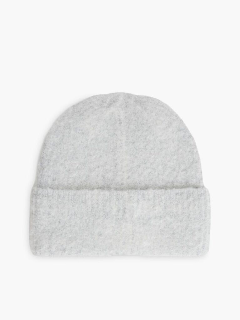 Grey Chic Beanie With Alpaca  Women