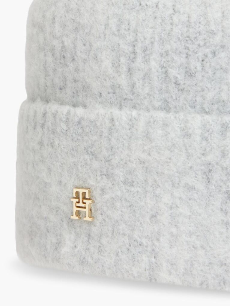 Grey Chic Beanie With Alpaca  Women
