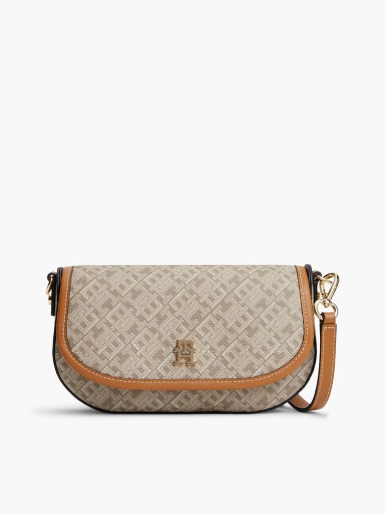 Beige TH Monoplay Crossbody Saddle bag  Women
