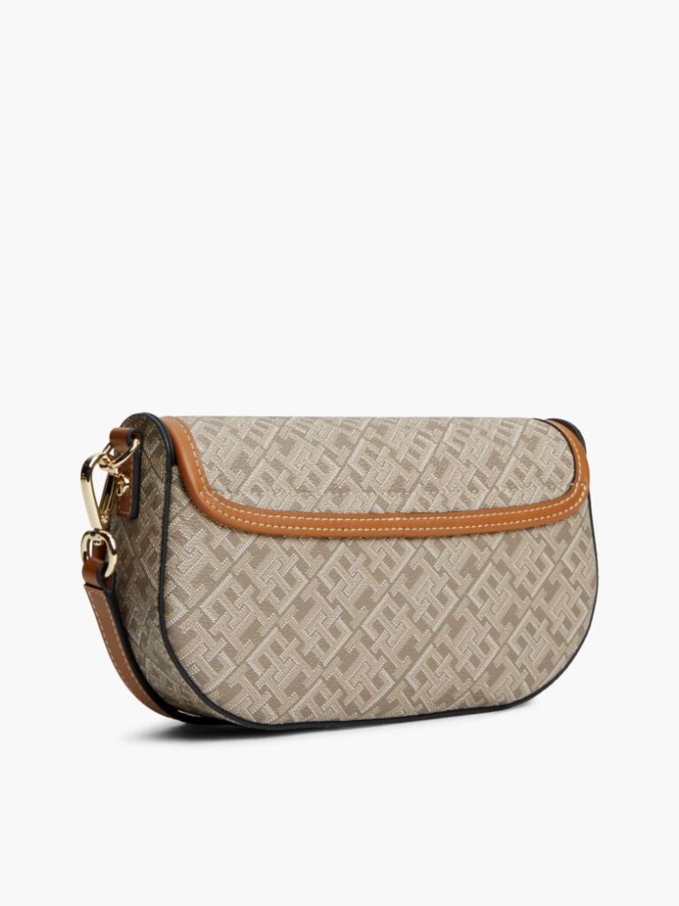 Beige TH Monoplay Crossbody Saddle bag  Women