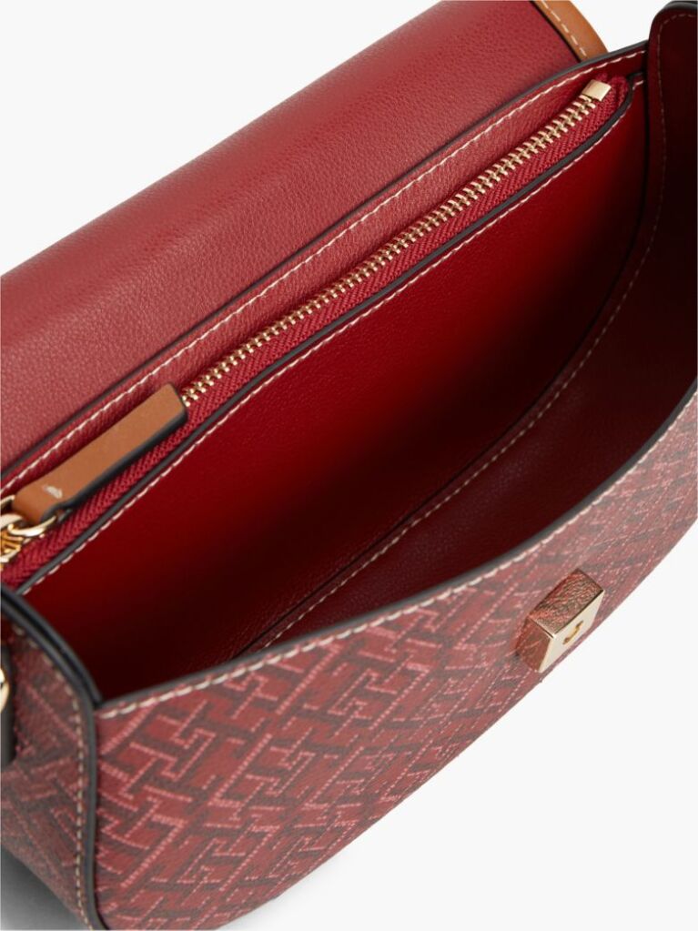 Red TH Monoplay Crossbody Saddle bag  Women