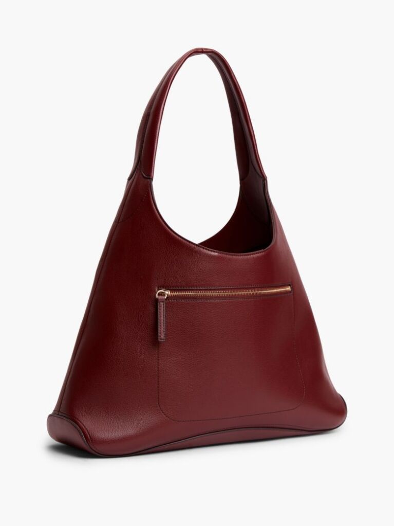 Red Zip Pocket TH Monogram Hobo Bag  Women