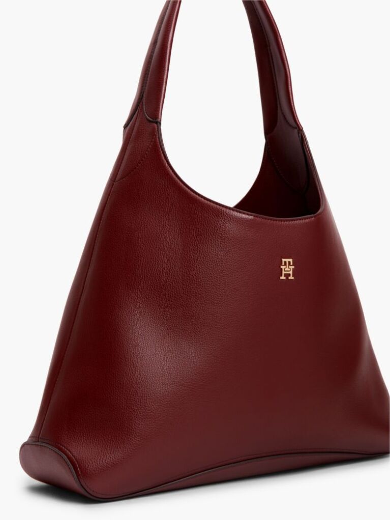 Red Zip Pocket TH Monogram Hobo Bag  Women