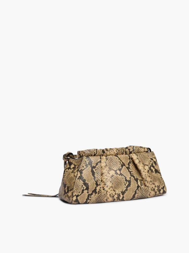 Multi Soft Leather Snake Print Crossbody Bag  Women