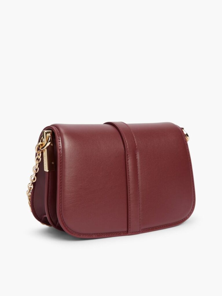 Red Heritage TH Monogram Chain Crossbody Bag  Women