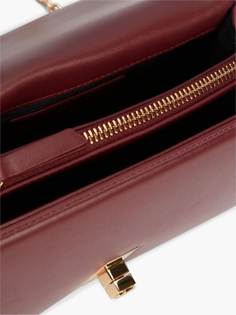 Red Heritage TH Monogram Chain Crossbody Bag  Women