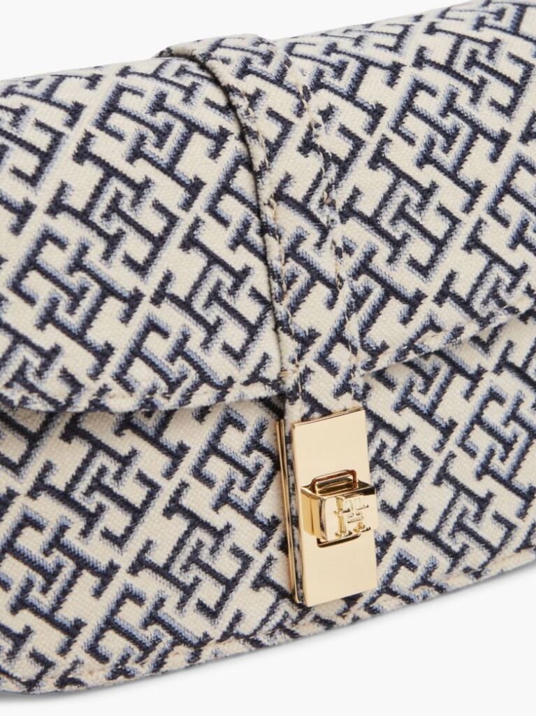 Μπλε Heritage Τσάντα Χιαστί Jacquard Με Αλυσίδα   Γυναίκες