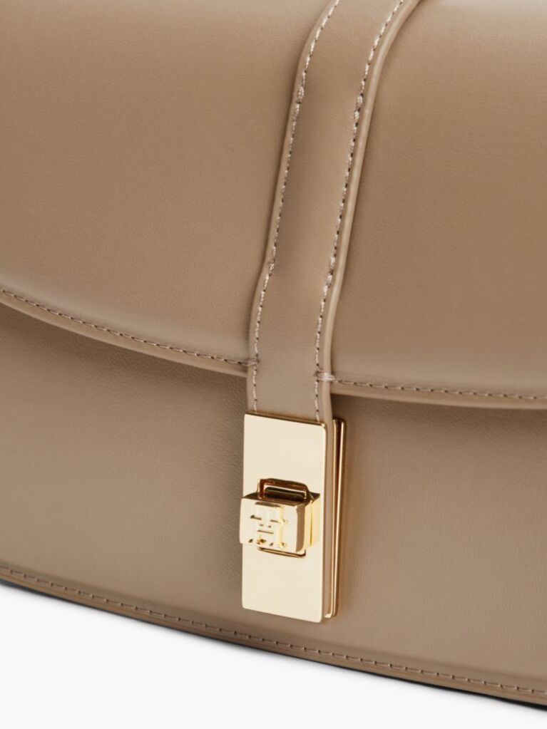Beige Heritage Convertible Crossbody Bag  Women
