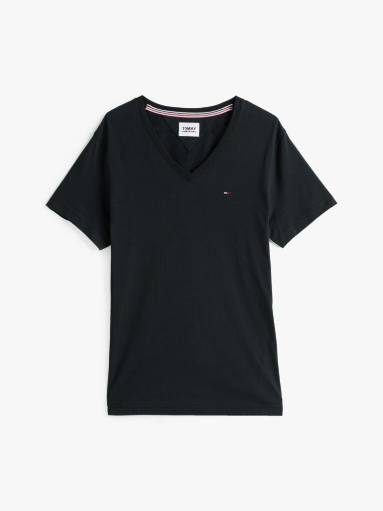 Black V-NECK T-SHIRT  Men