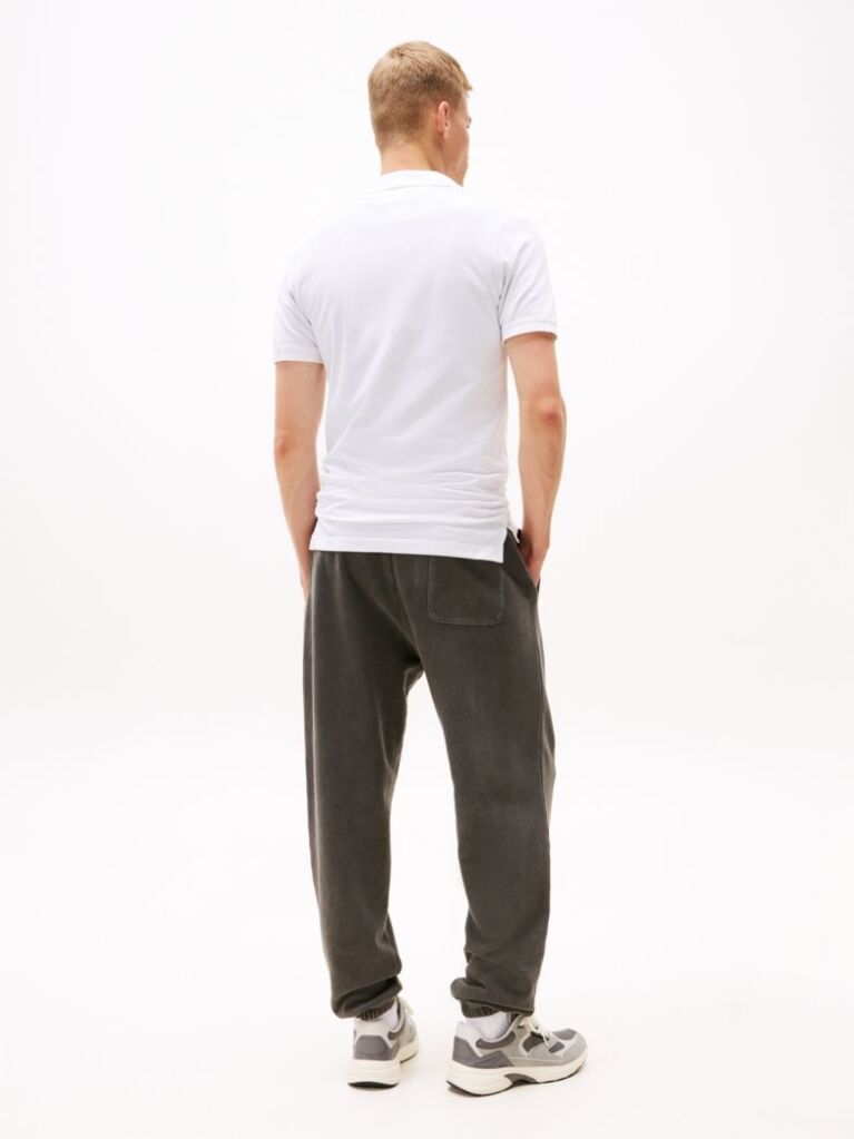 White Pure Organic Cotton Slim Fit Polo  Men