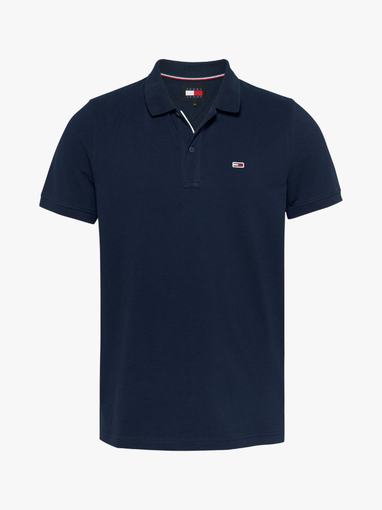 Blue Slim Fit Polo  Men