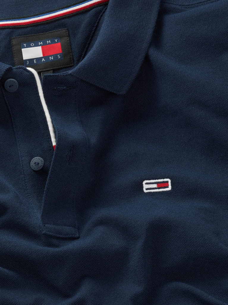 Blue Slim Fit Polo  Men