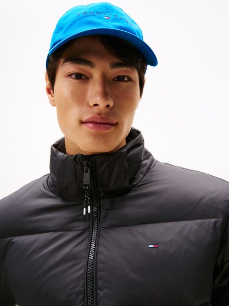 Black Water Repellent Down Jacket  Men