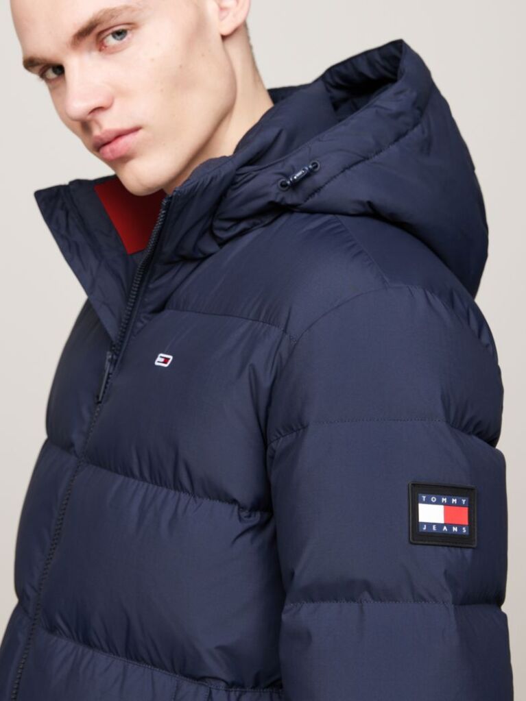 Blue Water Repellent Down Jacket  Men