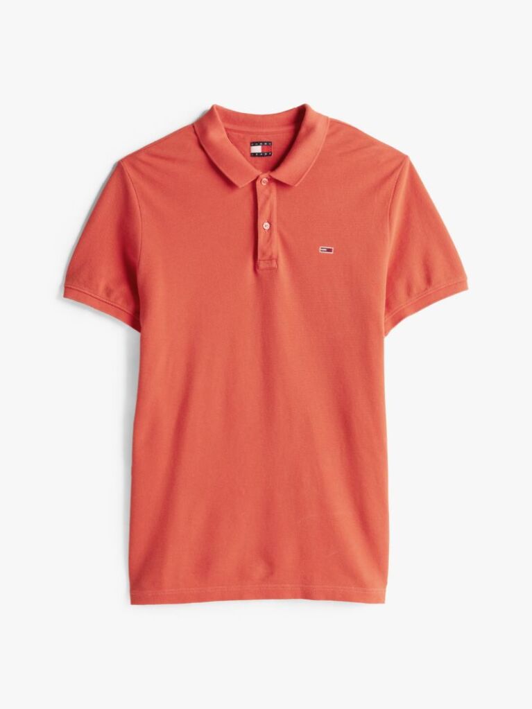 Orange Slim Fit Polo Shirt  Men