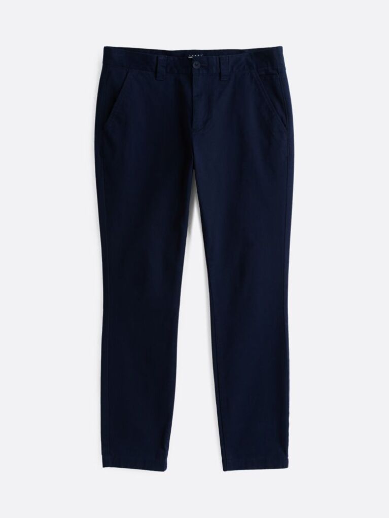 Blue Austin Stretch Cotton Slim Chinos  Men