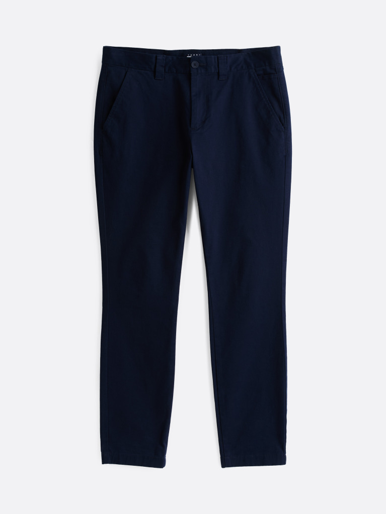 Blue Austin Stretch Cotton Slim Chinos  Men
