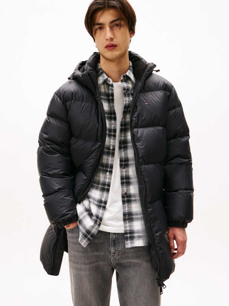 Black Water Rellepent Hooded Relaxed Down Parka  Men