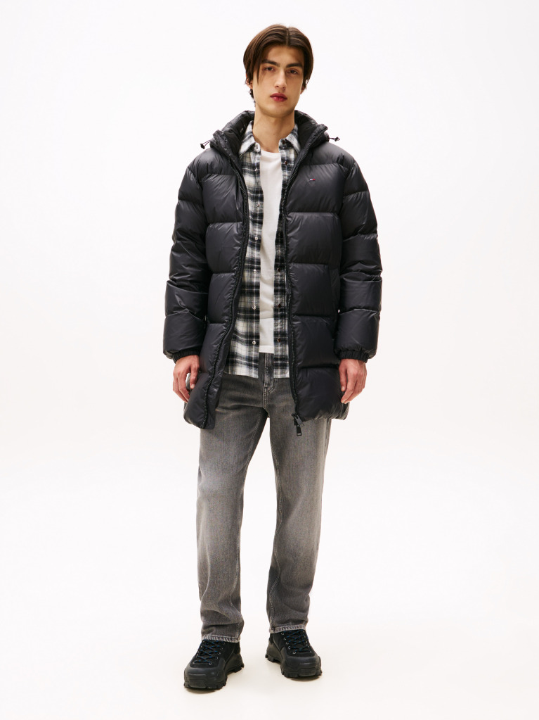 Black Water Rellepent Hooded Relaxed Down Parka  Men