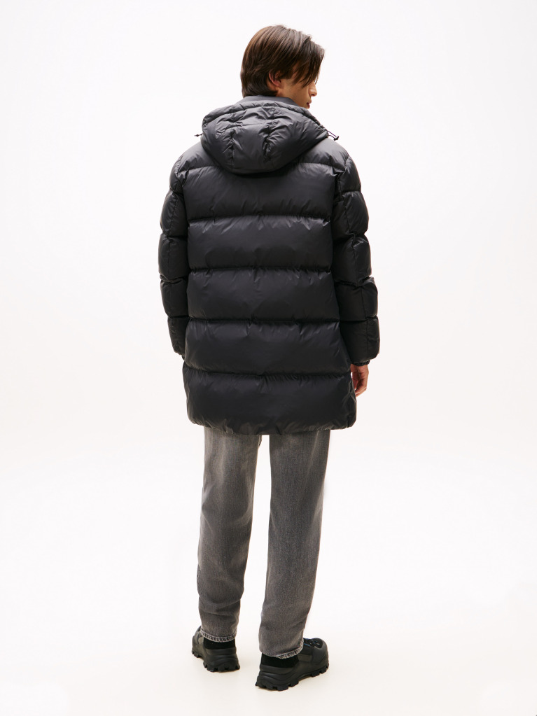 Black Water Rellepent Hooded Relaxed Down Parka  Men