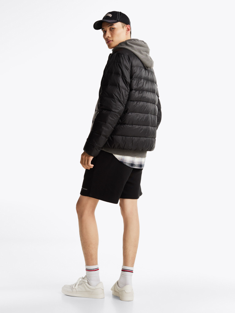 Black Lightweight Water Repellent Jacket  Men