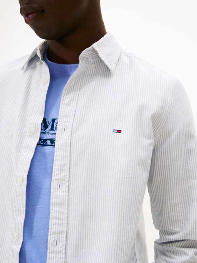 Multi Slim Ριγέ Oxford Πουκάμισο  Άνδρες