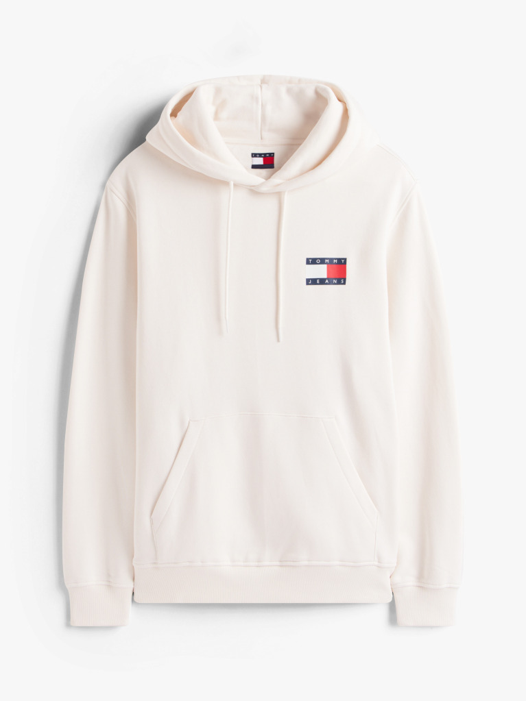 Άσπρο Hoody Με Λογότυπο  Άνδρες