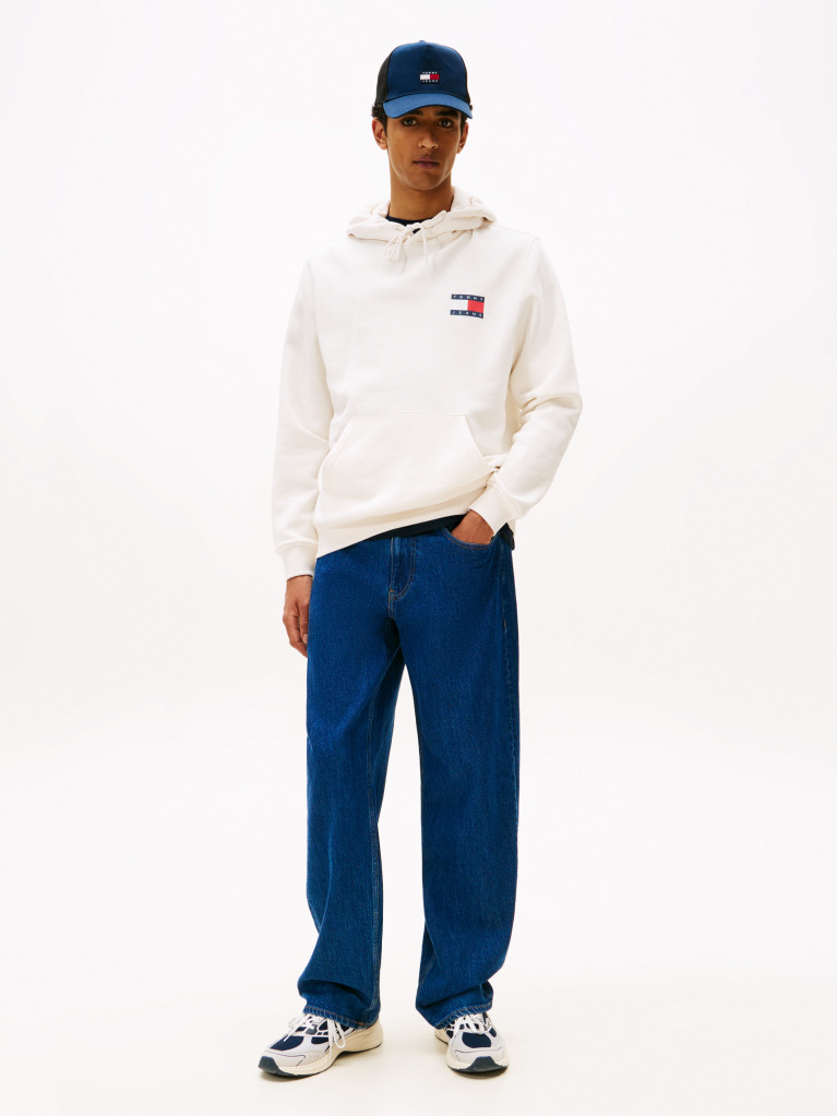 Άσπρο Hoody Με Λογότυπο  Άνδρες