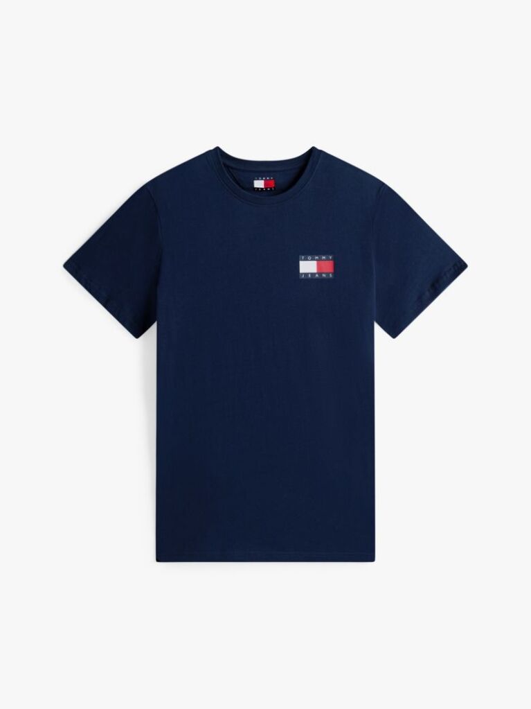 Μπλε T-Shirt Σε Slim Γραμμή Με Λογότυπο  Άνδρες