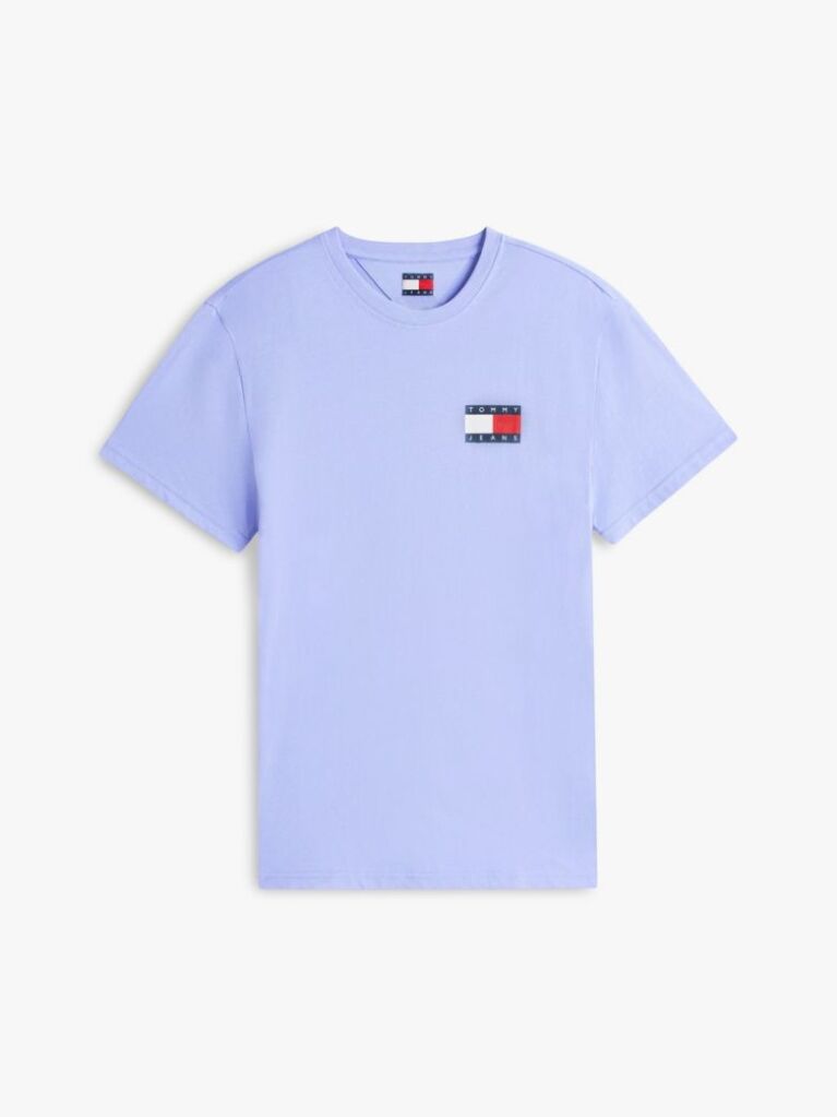 Μωβ T-Shirt Σε Slim Γραμμή Με Λογότυπο  Άνδρες