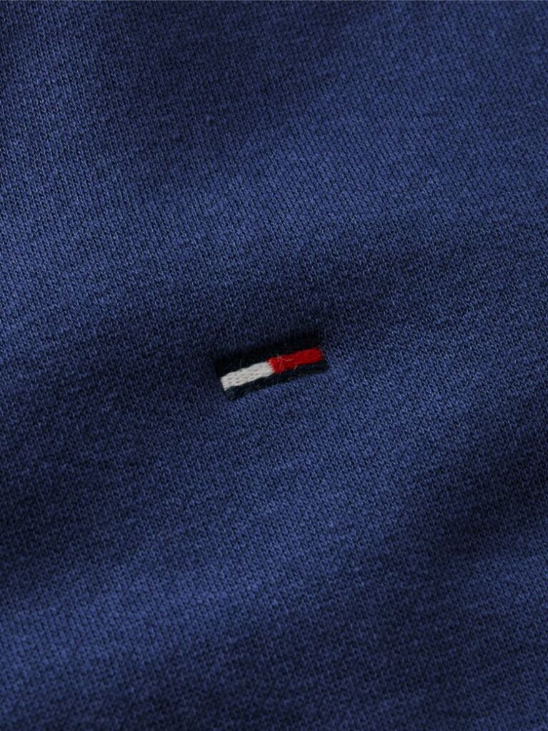 Blue Regular Sweatshirt Flag Crew Neck  Men