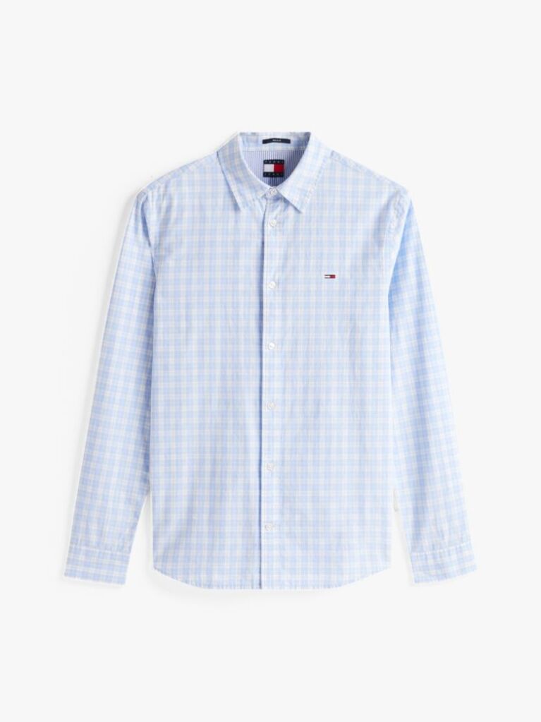 Blue Regular Fit Check Shirt  Men