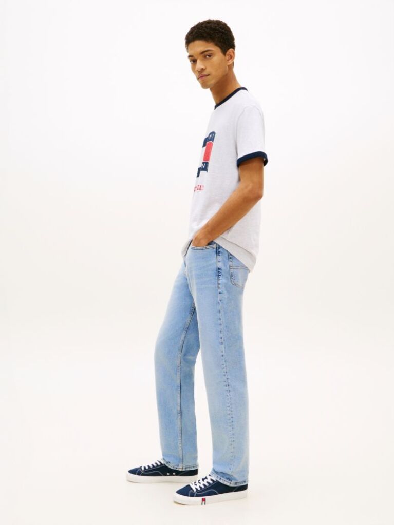 Denim Ryan Whiskered Slim Straight Leg Jeans  Men