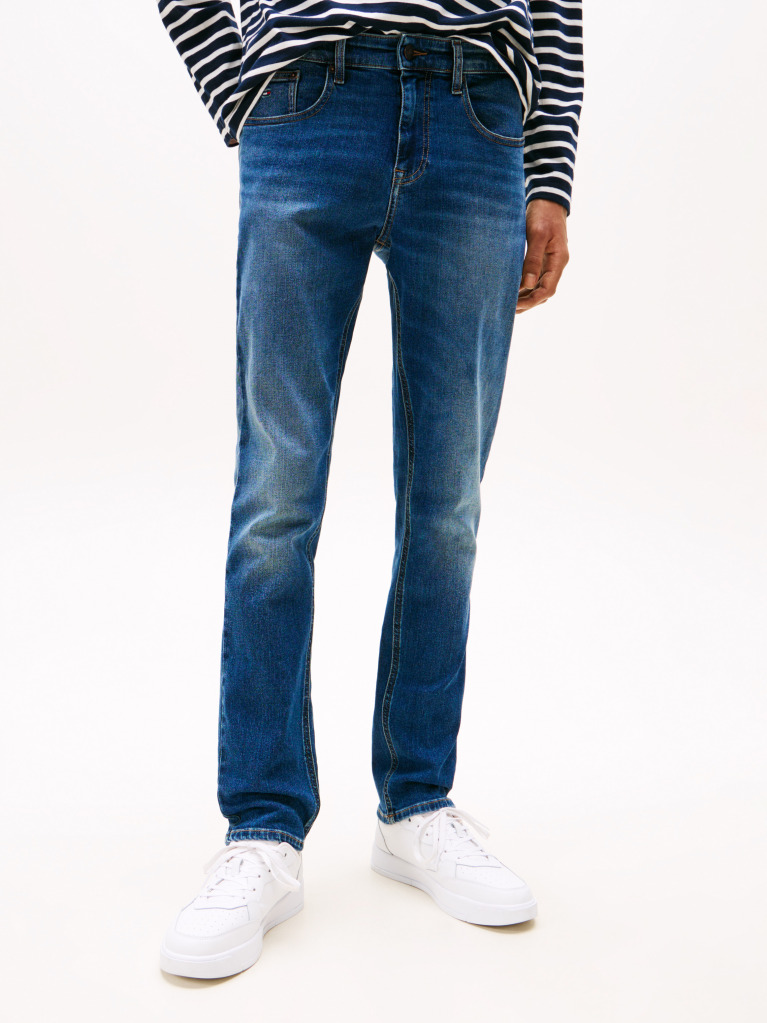 Denim Scanton Ξεθωριασμένο Slim Τζιν  Άνδρες