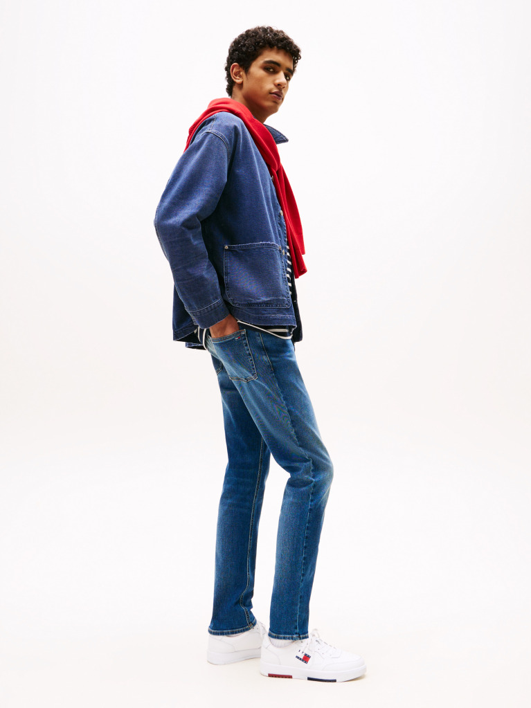 Denim Scanton Ξεθωριασμένο Slim Τζιν  Άνδρες