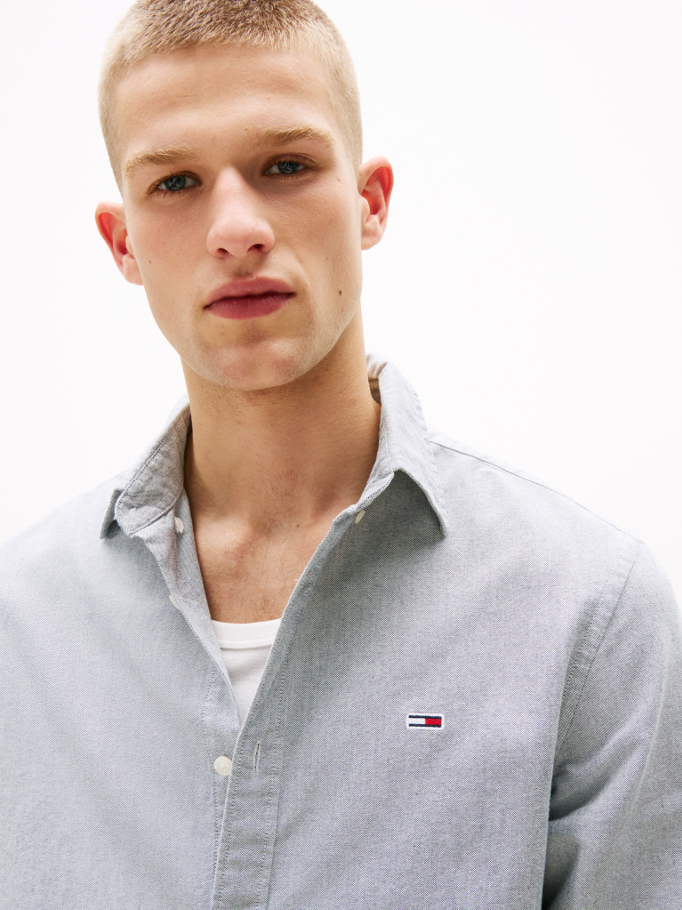 Blue Regular Fit Button Down Oxford Shirt  Men