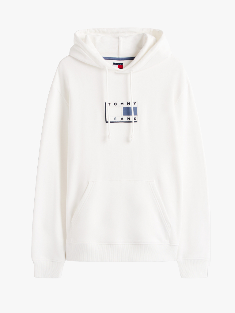 Άσπρο Hoody Με Λογότυπο  Άνδρες