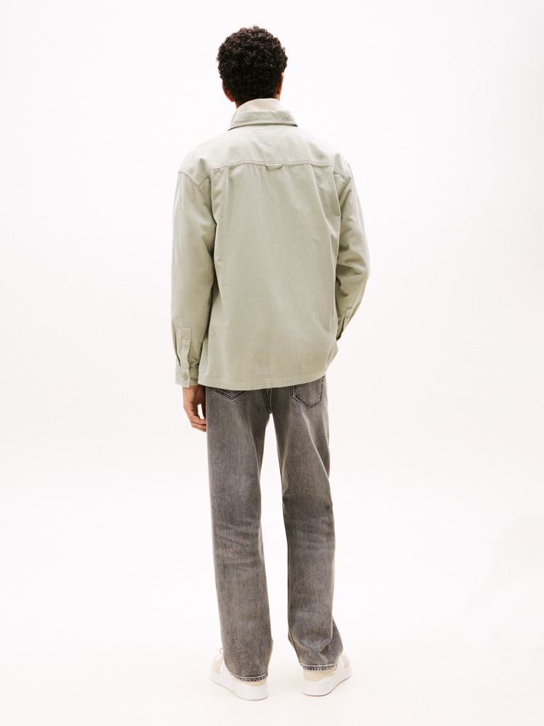 Green Brick Cord Overshirt  Men