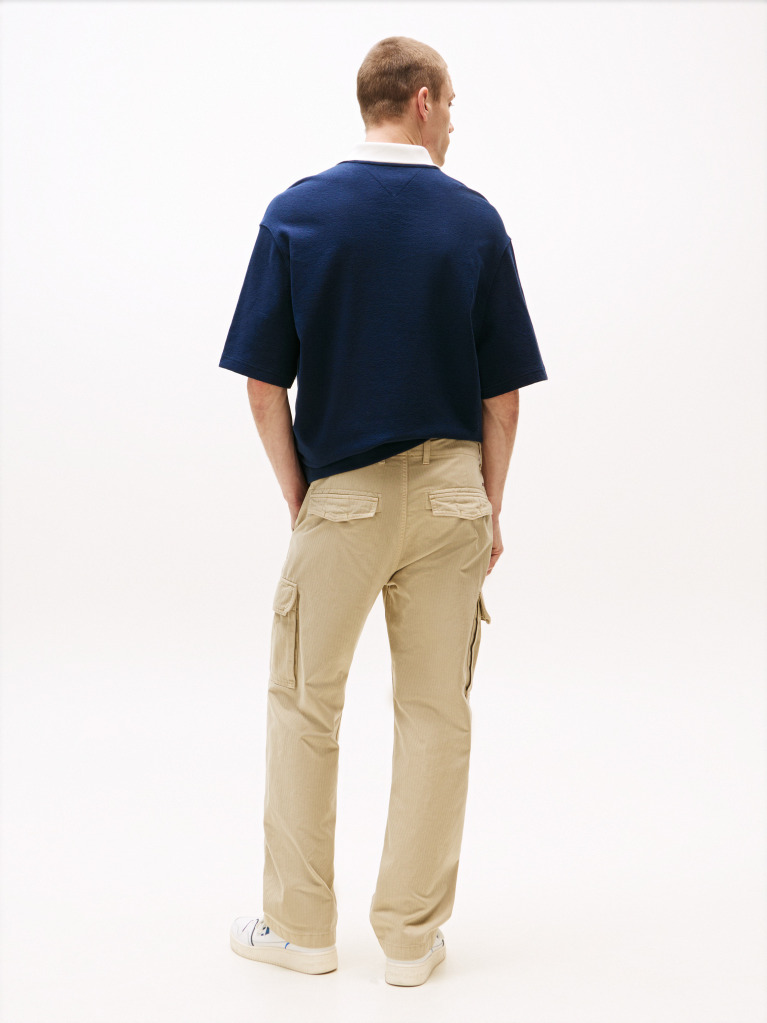 Beige Otis Cargo Trousers  Men