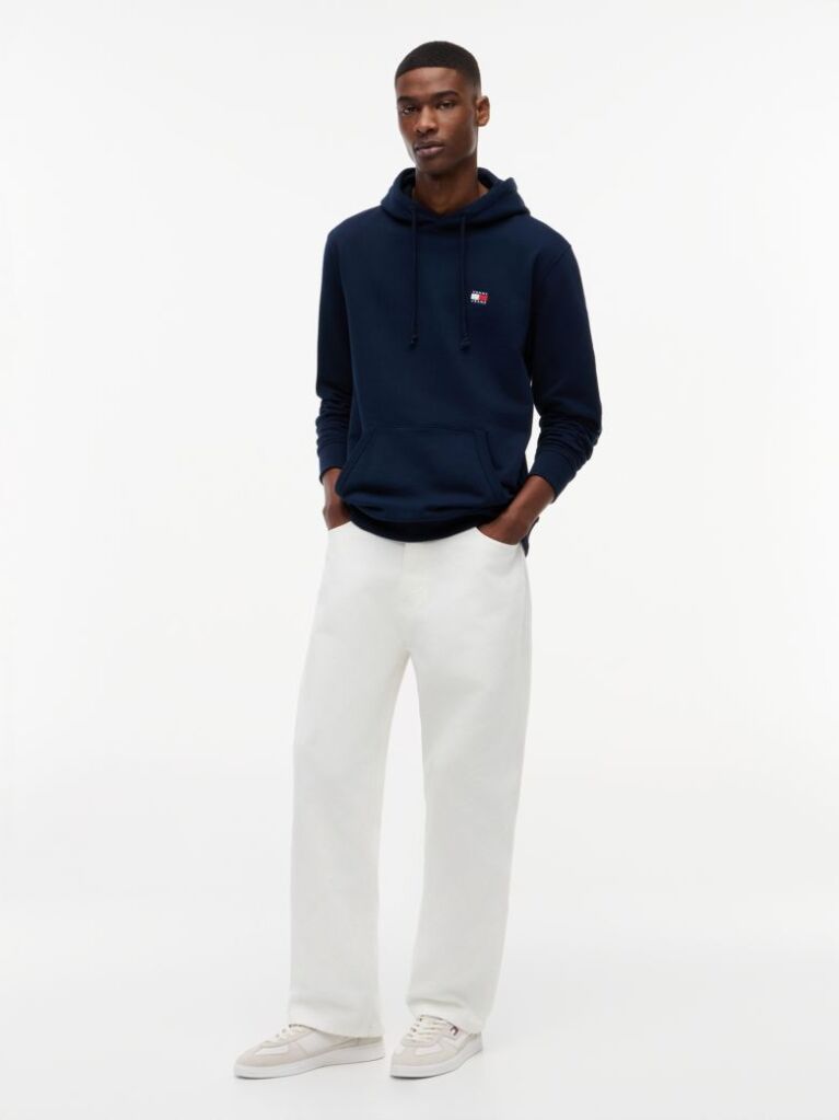 Μπλε Hoody Με Ετικέτα Tommy  Άνδρες