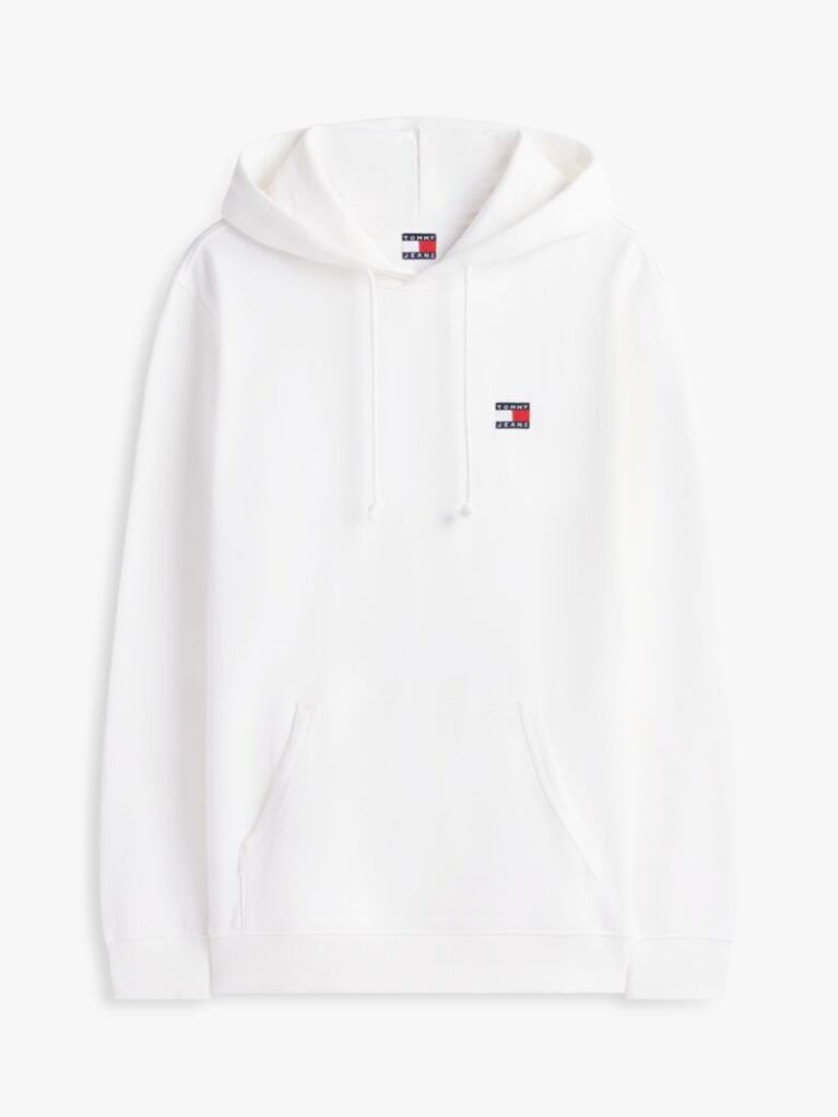 Άσπρο Hoody Με Ετικέτα Tommy  Άνδρες