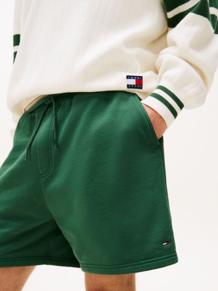 Green Flag Patch Regular Bermuda Shorts  Men