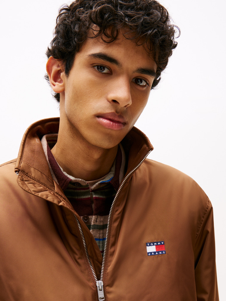 Brown Water Repellent Relaxed Padded Jacket  Men