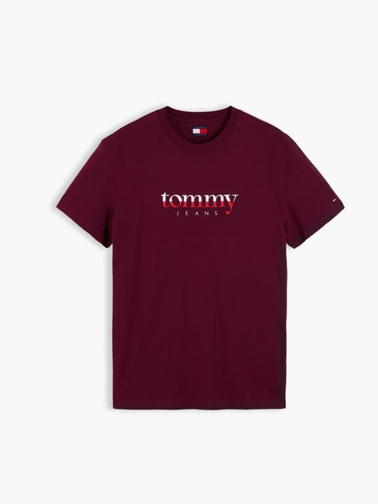 Μωβ Jersey T-Shirt Με Κλασική Λαιμόκοψη Και Λογότυπο  Άνδρες