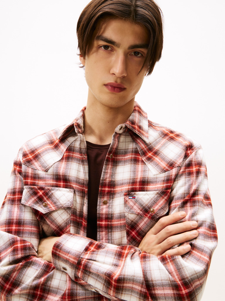 Multi Regular Fit Flannel Check Western Shirt  Men