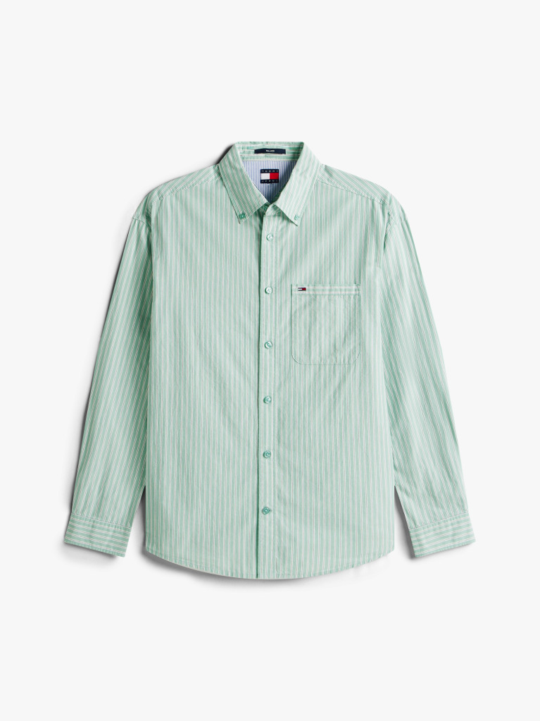 Multi Relaxed Fit Stripe Poplin Shirt  Men