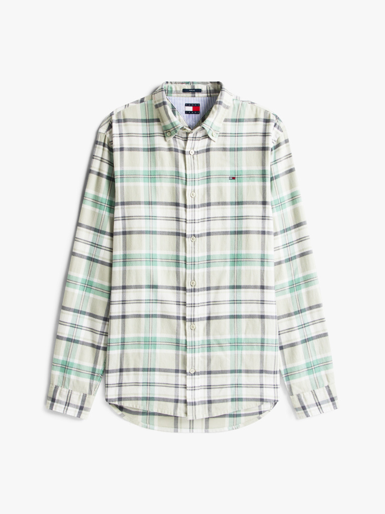 Multi Regular Fit Check Flannel Shirt  Men