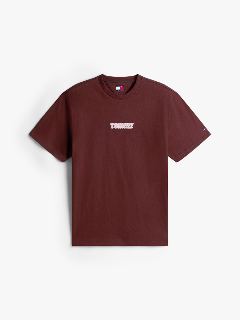 Brown Relaxed Font Play Tee  Men